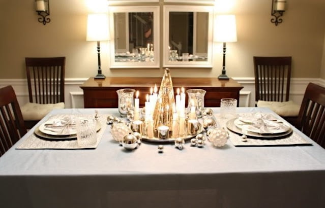 dining room christmas decor images