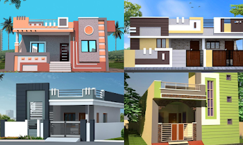 Single Floor Low Budget Normal House Front Elevation Designs