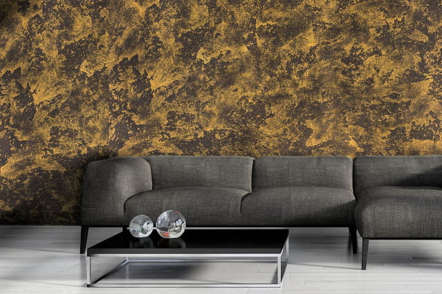 gold wall paint colors