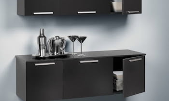 Simple Hanging Cabinet Design For Small Kitchen To Be Attractive