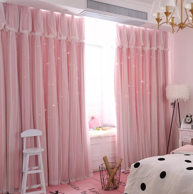 double curtain ideas for bedroom