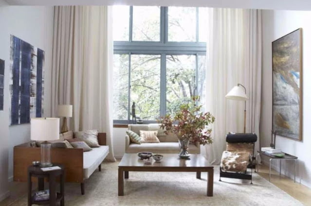 minimalist window curtains