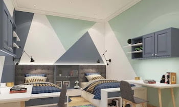 13 Geometric Wall Paint Ideas for Bedroom