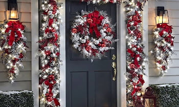 How to Dress Your Front Door for Christmas