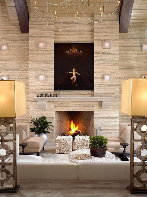 living room decor ideas with fireplace