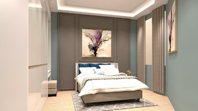 warna bilik tidur yang tenang
