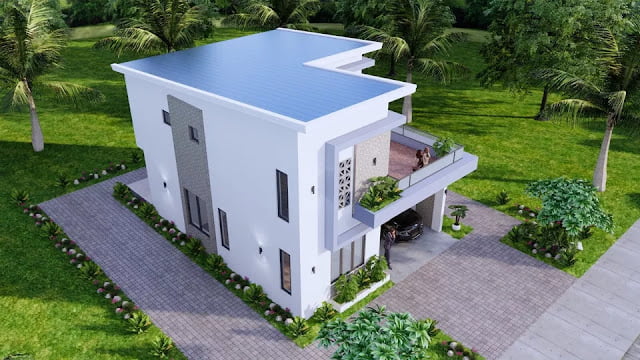 8m x 10m House Plan Design