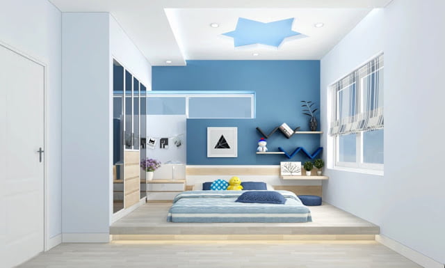 deco bilik tidur kecil simple tanpa katil