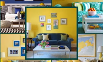 Colour Combination With Yellow Living Room
