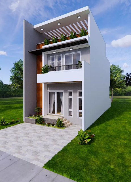 6x12 Meter 5 Bedroom House Plan