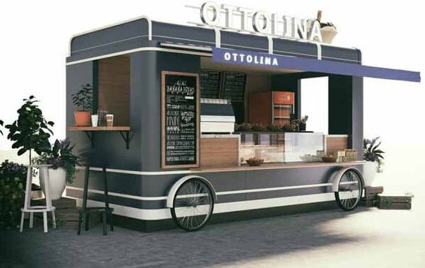 small container coffee shop design