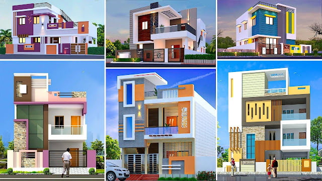 indian house colour combination outside