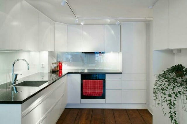 Interior design of a small kitchen Interior design of a small kitchen