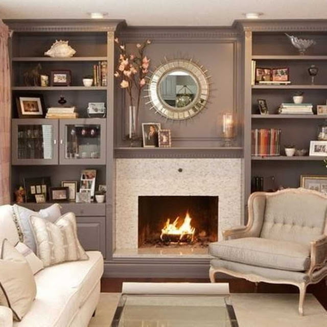 living room decor ideas with fireplace