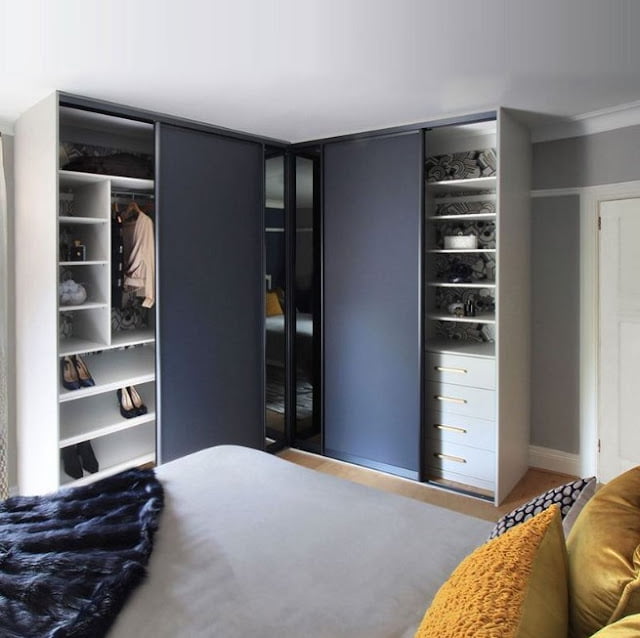 simple organizing bedroom closet design ideas