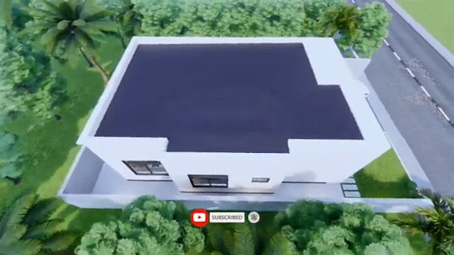 gambar ide desain rumah 7m x 11m 3 kamar