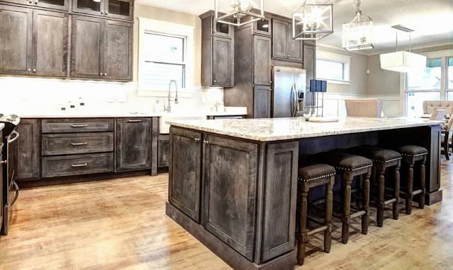 modern rustic kitchen cabinets