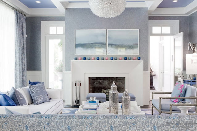 modern grey and blue living room ideas