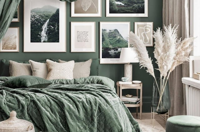 green bedroom design ideas pictures
