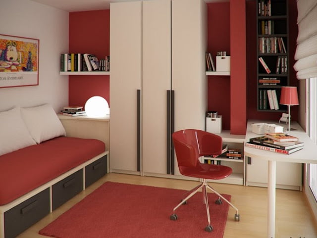 bedroom ideas with study table
