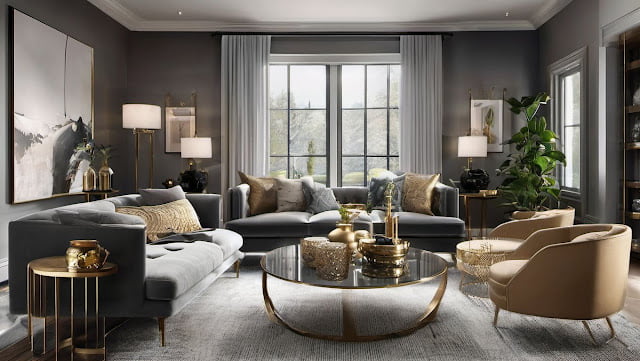 living room decor ideas grey couch