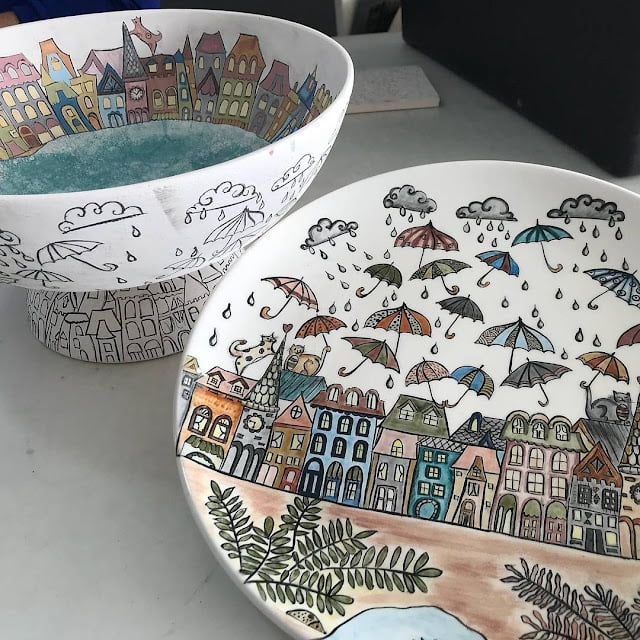 creative pottery painting ideas