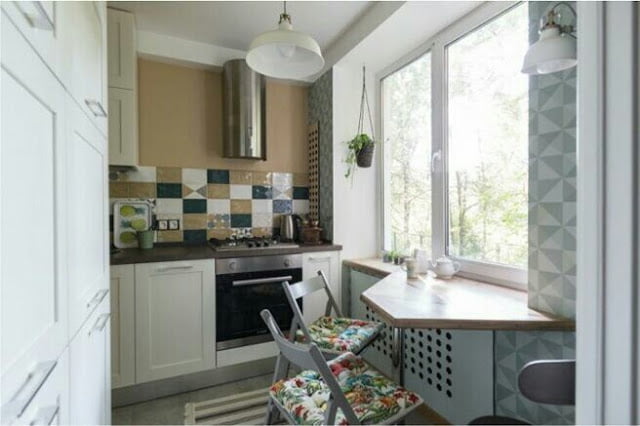 Interior design of a small kitchen Interior design of a small kitchen