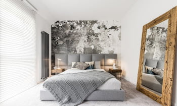 20 Modern Cozy Grey and White Bedroom