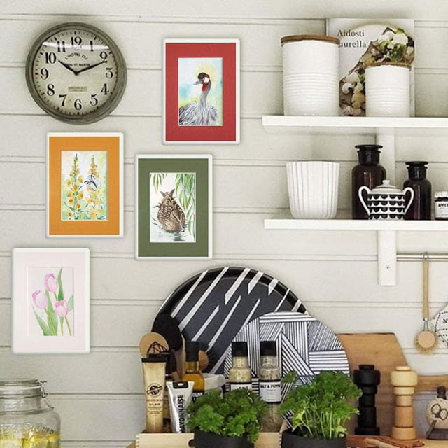 inexpensive kitchen wall decorating ideas