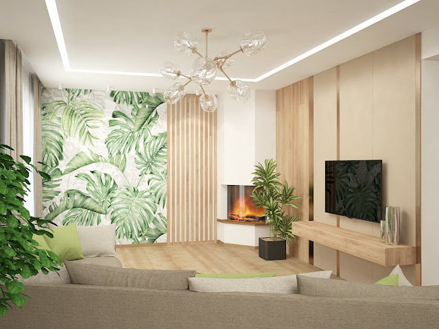 living room decor ideas with plants