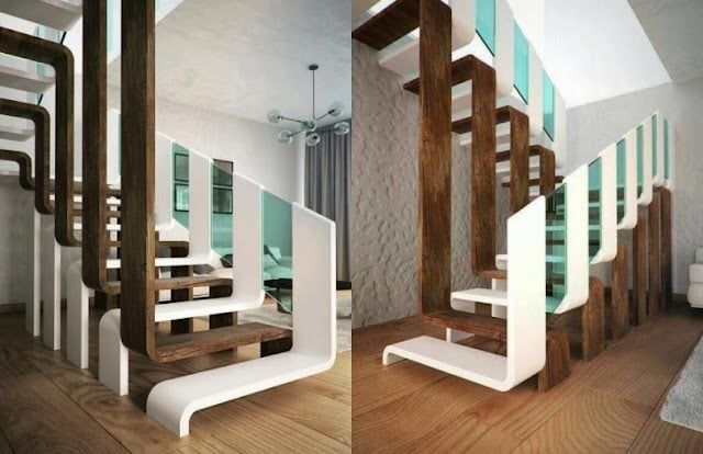 modern stairs design for small house