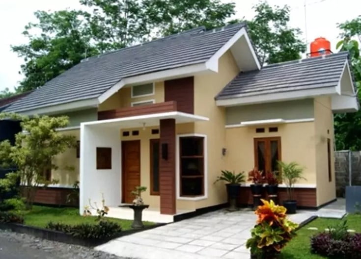 simple modern one story house