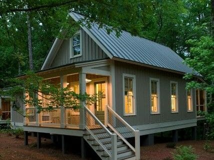 Wooden Cottage House