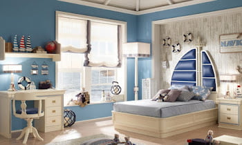 Blue Two Colour Combination For Bedroom Walls & 15 Pictures
