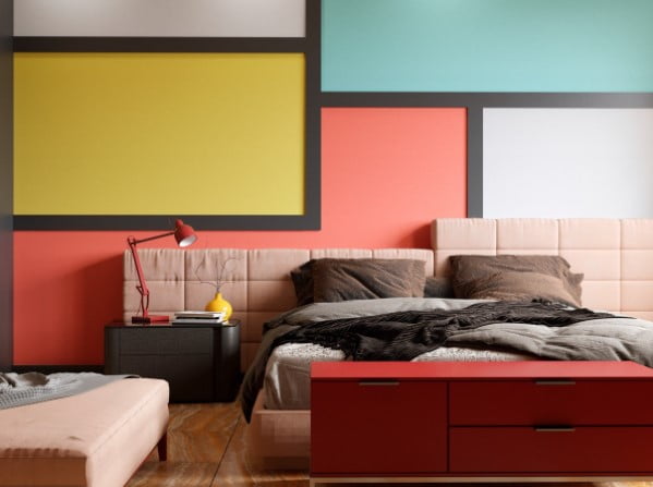 orange two colour combination for bedroom walls orange two colour combination for bedroom walls