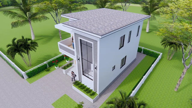 gambar rumah kecil 2 lantai 6x9 meter 2 kamar tidur 2 kamar mandi