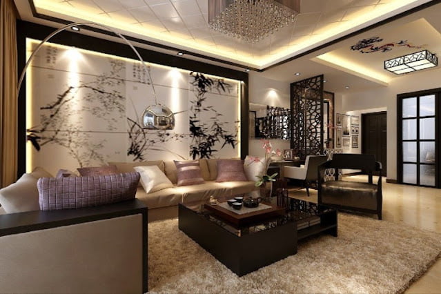 Interior decoration of living room