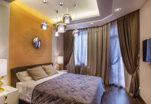 unique modern small bedroom ceiling design