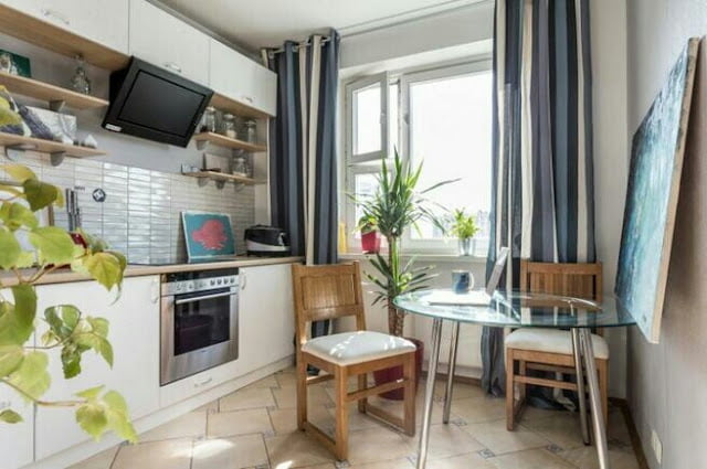 Interior design of a small kitchen Interior design of a small kitchen