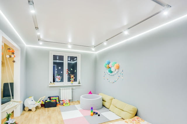 modern children's bedroom ceiling design ideas