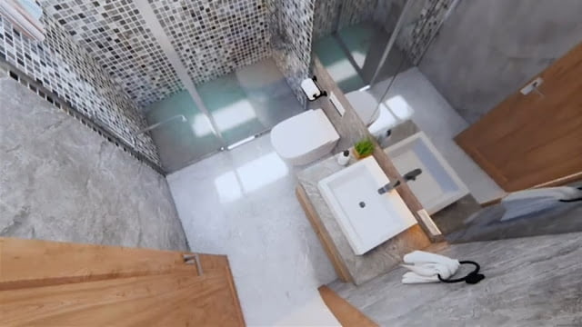 gambar ide desain rumah 7m x 11m 3 kamar