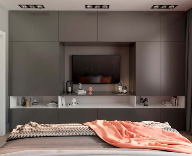 mounted tv ideas bedroom