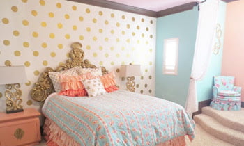 Tips for combining pastel colors and glamor for your home