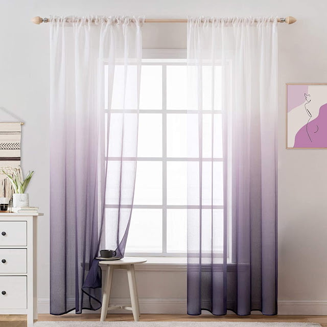 sheer curtain ideas for living room