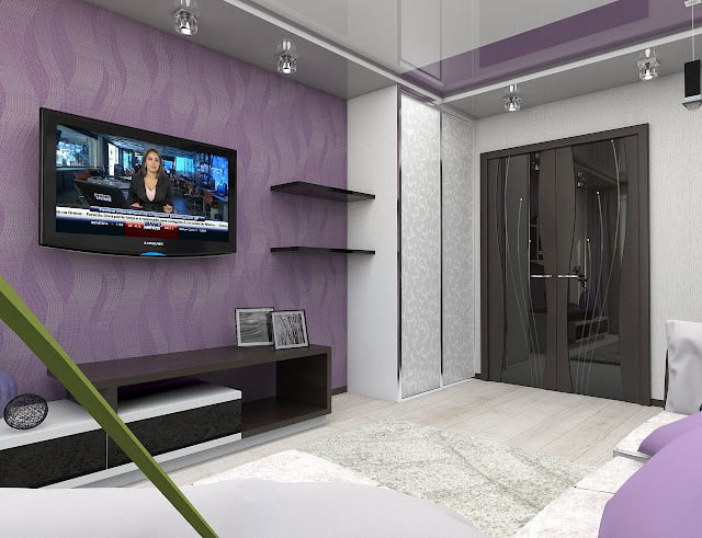 purple and gray living room ideas