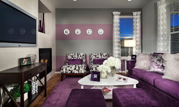 Purple And Gray Living Room Ideas, 24 Pictures