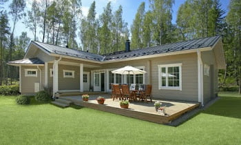 One-story Finnish wooden houses: features of projects and their cost