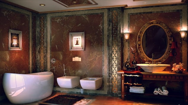 artistic bathroom design