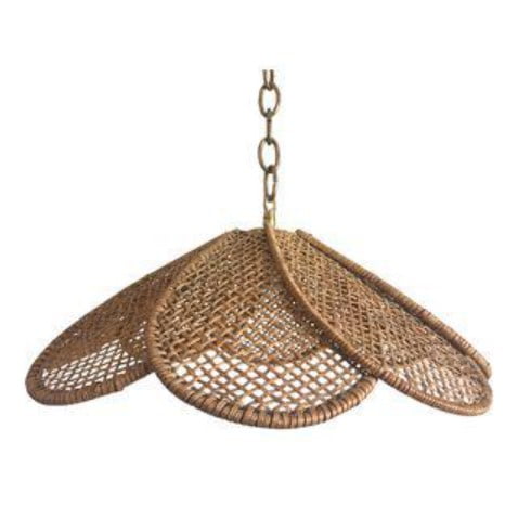 small wicker lamp shades