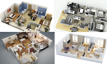 Small 2 Bedroom House Plans And Designs, Minimalist & Elegant